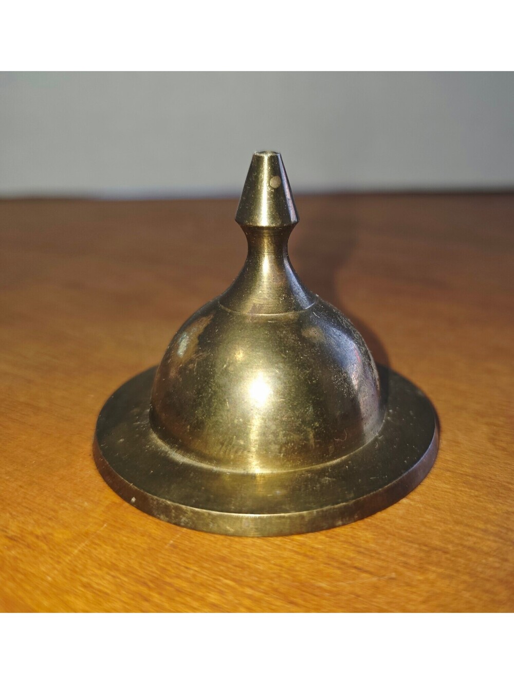 Solid brass lid for vintage ginger jar